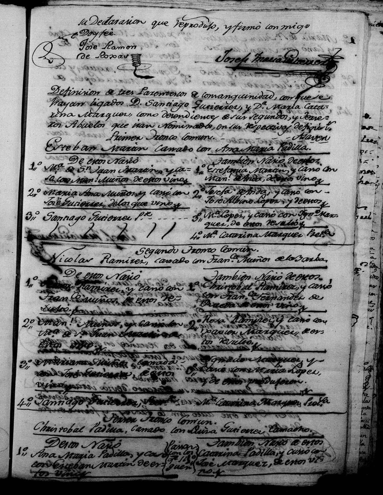 Dispensa matrimonial de Santiago Gutiérrez Example of a Marriage Dispensations - provided by familysearch.com